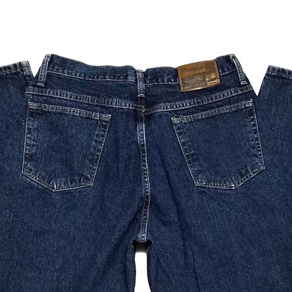 𝅺VINTAGE 80s Wrangler Blues Dark Stonewash Jeans - Picture 7 of 9